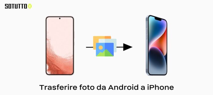 trasferire foto da android a iphone