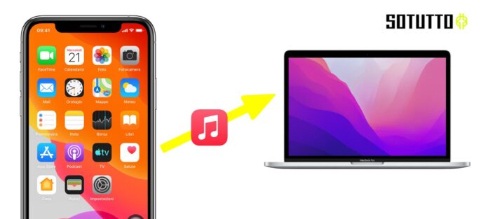 come trasferire musica da iphone a mac